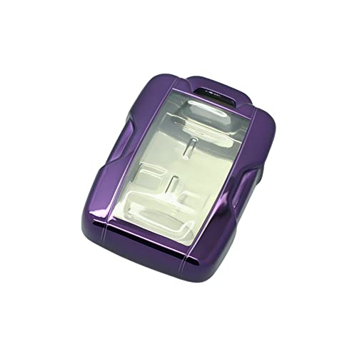 BROVACS Soft TPU Case Shell Cover Protector Holder Compatible with CHEVROLET Colorado Silverado GMC Sierra Yukon CADILLAC Remote Key Fob 3 4 5 6 Button SV9600 Dark Purple
