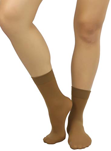 Image of ToBeInStyle Womens Pack of 6 Trouser Solid Print Anklet Socks