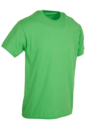 BILLIONHATS 6 Packs of Bulk Men's T-Shirts Eversoft Cotton Regular Fit Short Sleeve Crew Neck Lightweight T-Shirt Tees3