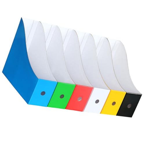 Organiseur de Documents Papier Épais MERRYHAPY : Range-Dossiers Rigide A4 Lot de 6