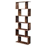 Mehr Sicherheit: Andere freistehende Möbelstücke neigen dazu, umzukippen oder zu wackeln. Dieses Bücherregal ist jedoch mit 2 Befestigungsvorrichtungen ausgestattet, sodass Sie es beruhigt in Ihrem Wohnzimmer oder Büro aufstellen können