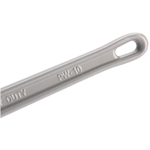 Image of Performance Tool W2110 10 in. Aluminum Pipe Wrench | Precision milled drop forged steel jaws. Strong, lightweight aluminum handle. Plumbing tool