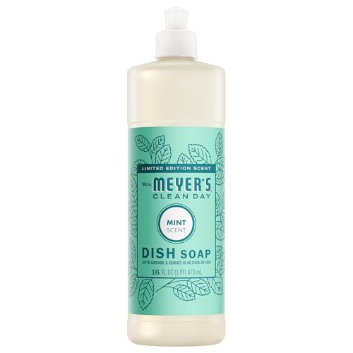 MRS. MEYERS CLEAN DAY Liquid Dish Soap Mint 16 fl. Oz