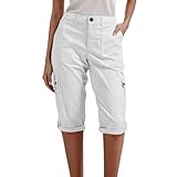 Leggins Efecto Sauna Acampanados Sueltos Caqui Capris Rosado Corte...