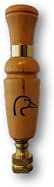 Lamp Finial - Ducks Unlimited Wood Duck Call - Pecan finish