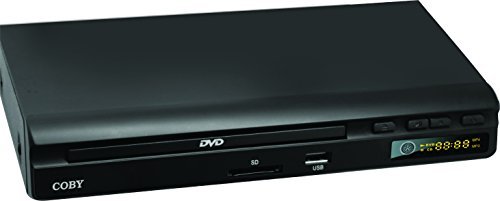 Coby Dvd Player | 2.0 Channel Surround Sound| Full Function Remote | Compact Dvd Player With Usb And Sd Card Inputs | Compatible With Dvd/Cd/Vcd/Svcd/Mp3/Cd-Rw | A/V Cables Included #TOP3