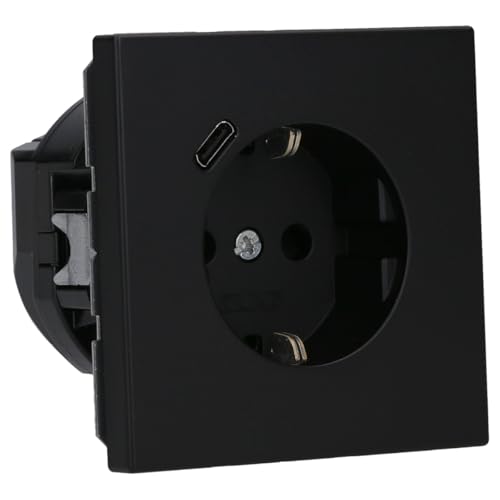 Prise avec USB C Quick Charge Jung LS1520 protection contact accrue