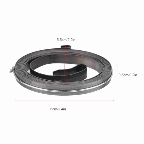 Fdit Recoil Pull Start Starterfeder für GX120 GX160 und GX200 28442-ZH8-003, 2,4 x 2,2 x 0,2 Zoll