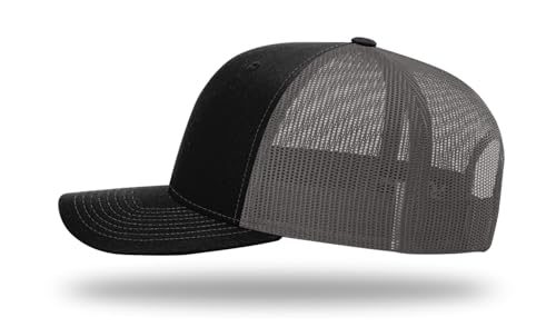 Image of Richardson 112 Trucker Hat - Premium Blank Baseball Cap, Adjustable Snapback Hat - Structured Six Panel Richardson Blank Hats