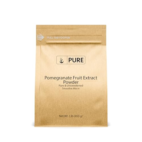 Pure Original Ingredients Pomegranate Fruit Extract Powder (1 lb) Always Pure, Unsweetened, Smoothie Mix-In