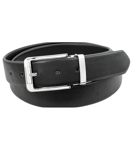 Image of Stacy Adams Leather, Stretch, Casual Belt for Synchro Oxford, Everyday, Classic, Pants, Jeans, Khakis, Chinos, Metal Buckle