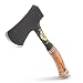 Estwing Special Edition Sportsman's Axe - 14" Camping Hatchet with Forged Steel Construction & Genuine Leather Grip - E24ASEA