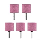 5 Stück Schleifstein-Zylinder mit 6 mm Schaft, perfekt zum Schleifen und Polieren verschiedener Materialien mit Drehwerkzeugen (6 x 30)