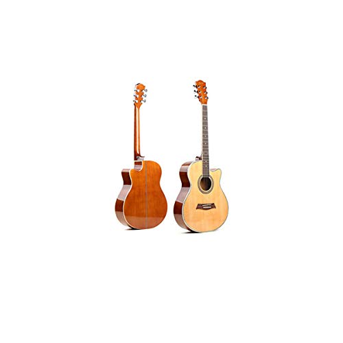 MegArya Natural Semi Acoustic 6 Strings Guitar 41 Inch with Equaliser
