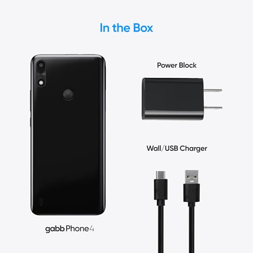 Image of Gabb Phone 4 - No Social Media or Internet Browser, GPS Tracking, Parental Controls, Talk & Text, Kids Phone for Ages 9-13, Activation Fee and Gabb Plan Required - Black