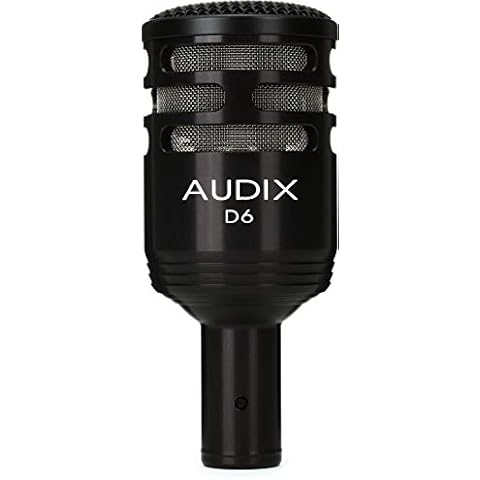 Audix D6 Cardioid Dynamic Kick Drum Microphone for Kick Drums and Bass Instruments Cover