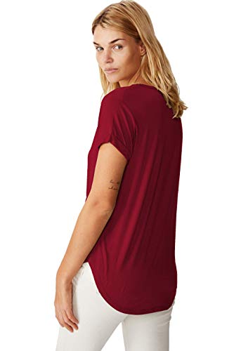 Image of Fabricorn Combo of Plain Color Stylish Up and Down Cotton Tshirt for Women