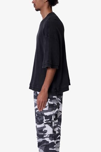 mnml Men's Double Layer Acid Washed Tee2