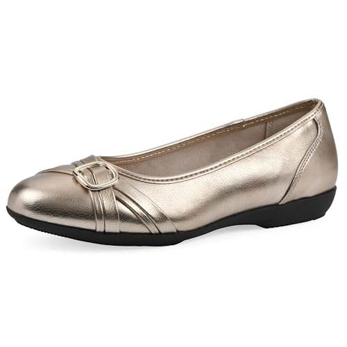 Image of Cliffs by White Mountain Women's Cushioned Calming Ballet Flat