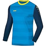 JAKO Kinder Torwarttrikot TW-Trikot Leeds, blau/navy/neongelb, 152, 8907
