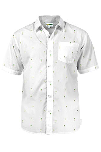 Mens Keep Palm and Carry On Hawaiian Shirt: L