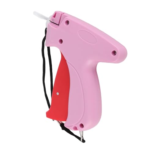 Stylebest Arma para Ropa, Reparador de Ropa Rápida de Mano, Colcha de Ropa que Tachuela en Mini Punto de Punto, Herramienta de Micro Etiquetado de Pistola, Incluye 6 Agujas, 1000 (Rosa)