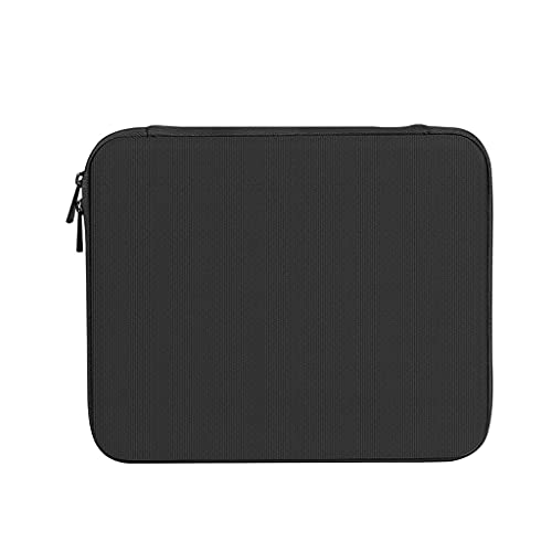 Laptop-Tasche, Schwarzer Laptop Traging Fits Für 33-Zoll-Laptop-Tablette-Elegantes Design Wasserabweisender Gewebeschule Business Casual Black Blue (Color : A, Size : Medium) Cover