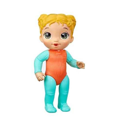 Baby Alive Hora do Soninho - Boneca de 24 cm lavável para crianças a partir dos 3 anos, cabelo loiro