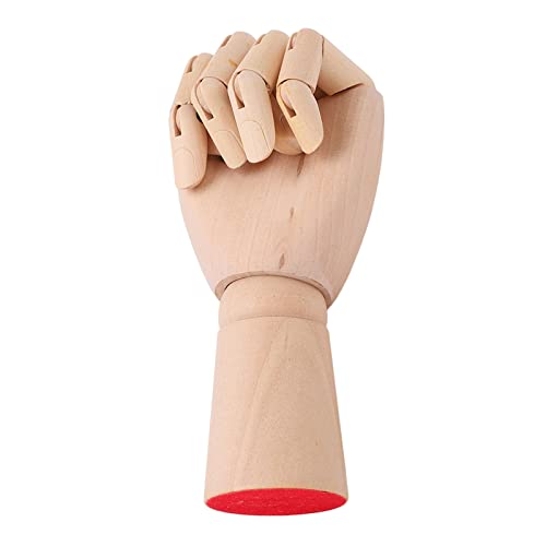 Hand mannequin en bois comme décoration de bureau et support de bijoux - 8