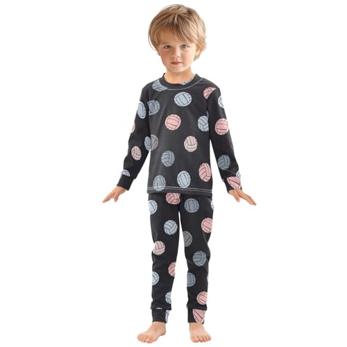 Unisex Long-Sleeve PJ Sets, 2-Piece Pajamas Sleepwear3
