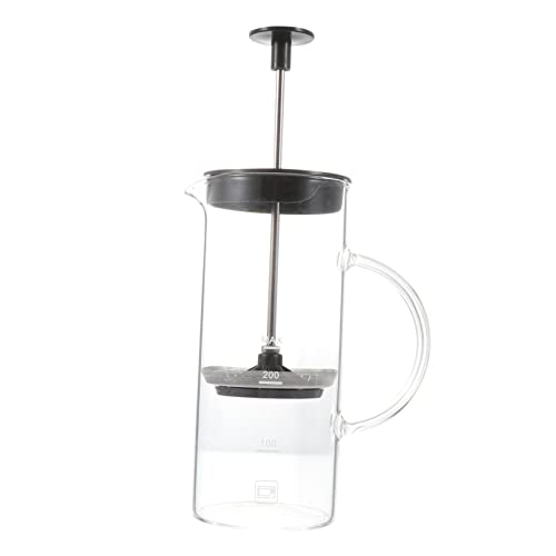 COLLBATH Manual Milk Coffee Maker Pot Sturdy Easy to Use Present for Friends Family