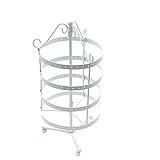Este diseño le permite almacenar y mostrar múltiples collares, de diferentes longitudes, todo en un solo lugar, lo que facilita su preparación.