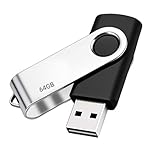 USB 64GB Memory Stick USB 3.0 Flash Drive 64GB Swivel Design Memory Sticks Fold Storage for PC, Tablet, Mac, MacBook Portable Pen Drive for Store 16,000 Songs/21,600 Photos/960 Minutes of Video