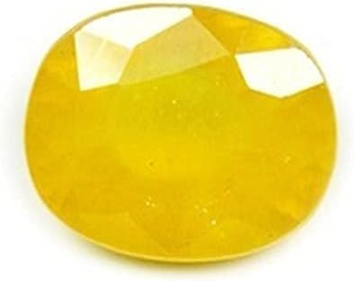 天然イエローサファイア プクラジ ルース ジェムストーン 天然バンコック プクラジ ストーン 8.25 ラッティ 7.60 カラット
