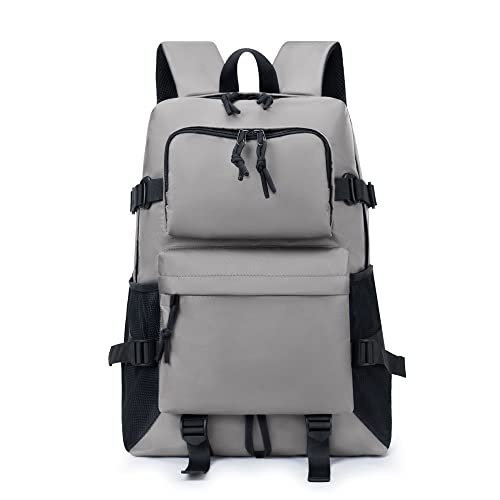 Sac à dos ergonomique gris grande capacité idéal pour aller au bureau