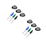 TOYANDONA 2 Sätze Golf-Strichzeichnungsset Vatertagsgolf Golf-Linienmarker aus Kunststoff Werkzeug zum Ausrichten von Golfbällen Golflinienmarkierung Golf-Marker Plastik Zufällige Farbe
