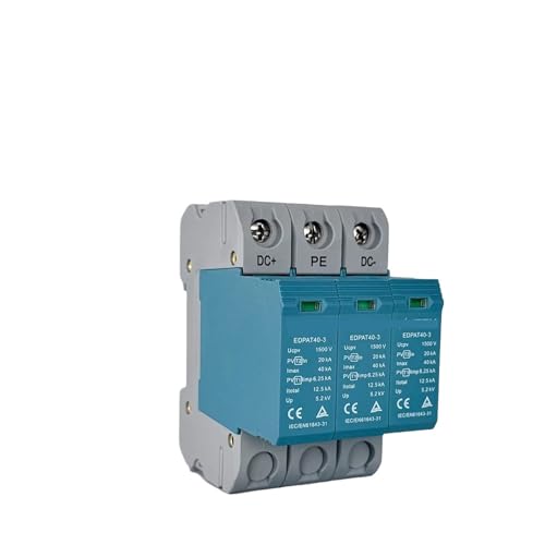 Parafoudre Solaire triphasé pour protéger votre onduleur photovoltaïque 1000V 3P rail DIN