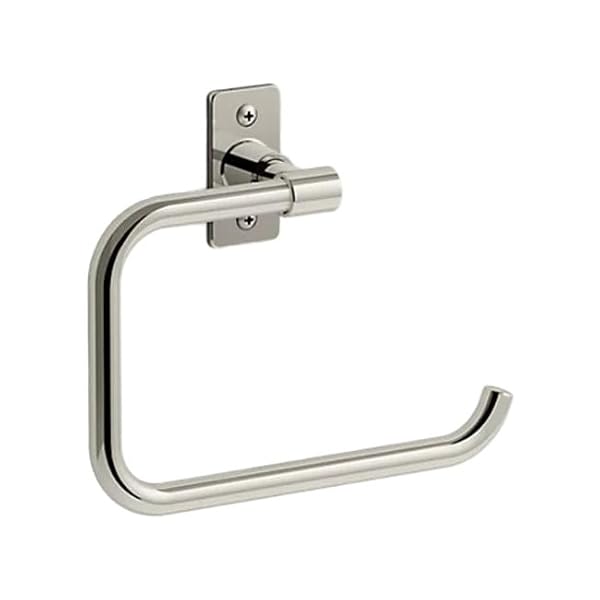 Kohler K35928-SN Castia by Studio McGee 7-1/2" Wall Mounted Towel Ring Vibrant Polished Nickel by Kohler - Used condition - US$68.00
