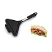 Toster do kanapek Dwustronna patelnia Grillowany ser do pieczenia Nonstick Flip Grill Pan na śniadanie Tosty Panini Wafel (czarny 35x18cm)