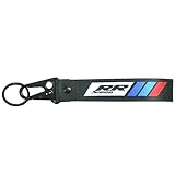 Motorcycle Metal Key Holder Chain Tag With Stamp Logo Nylon Rope Compatible With BMW S1000RR S1000 RR 2009-2023