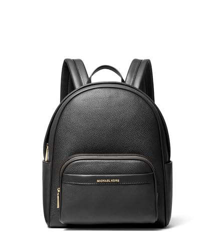Michael Kors Mochila feminina Bex média, Ferragens douradas/preta, One Size, Mochila média Bex
