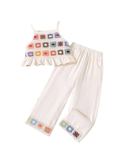 WDIRARA Girl's Boho Floral Cami Top & Pants Outfit