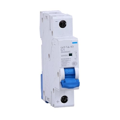 Disjoncteur NB1Z-63 monophasé 1P 4A protection 220V 230V rail DIN