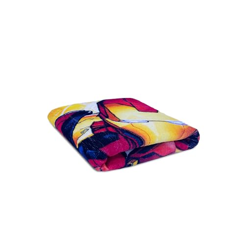 Image of Sassoon Marvel Ironman Cotton Kids Bath Towel in 400 GSM- 60 cm x 120 cm