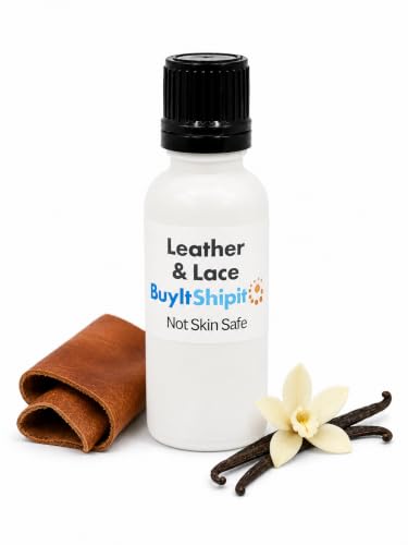 Image of Buyitshipit - Leather and Lace Fragrance from Our Leather Collection - Perfect for Adding Aroma to Freshies, Candles, and Diffusers - 1 Ounce