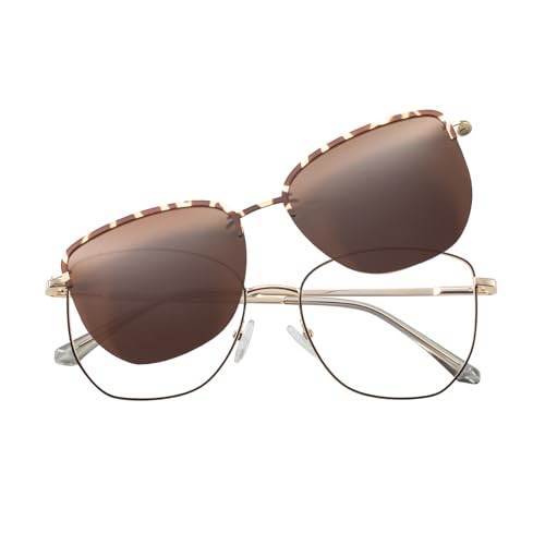OCCI CHIARI Magnetic Clip on Sunglasses Readers Women Polarized Reading Sunglass 1.0 1.25 1.5 1.75 2.0 2.25 2.5 2.75 3.0