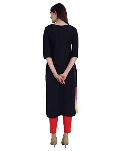 Image of Women's Crepe Straight Kurta