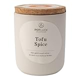 POTLUCK | Tofu Spice | Gewürzmischung im Keramiktopf | 80g | Vegan, glutenfrei und mit natürlichen Inhaltsstoffen