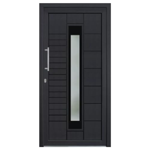 HORI® Haustür Kunststoff, aluminium, Komplettset konfigurieren, Hauseingangstür Modern I...