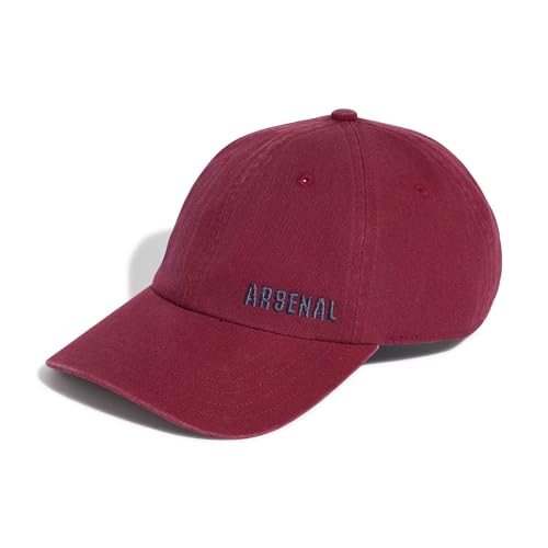 adidas Unisex-Adult Arsenal Fc Dad Cap, Team Collegiate Burgundy/Dark Blue, One Size by adidas - Used condition - US$31.26